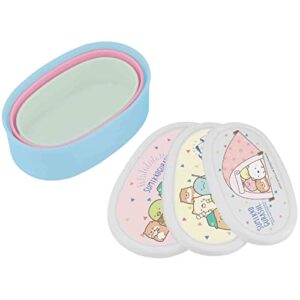 Skater Sumikkogurashi Food Storage Container with Lids 3pc Set - Authentic Japanese Design - Durable, Dishwasher Safe - Camping