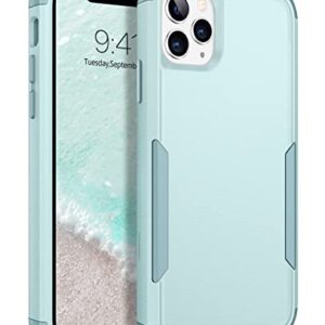 BENTOBEN iPhone 11 Pro Case, 3 in 1 Heavy Duty Rugged Hybrid Shockproof Hard PC Soft TPU Bumper Non-Slip Protective Girls Women Boy Men Phone Cases Cover for iPhone 11 Pro 5.8 Inch, Mint Green