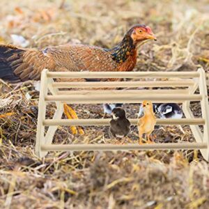 CooShou 3 Pack Chick Perch Chick Toys Chick Wooden Roosting Bar Chick Jungle Gym Perch Stand for Chicken Brooder, Coop Baby Chicks