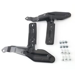 sthrage 1 pair 68078243aa 68078242aa trailer tow mirror bracket & hardware set for dodge for ram 1500-5500 2010-2019