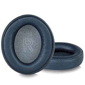 tamicio earpads replacement cushions kit compatible with anker soundcore life q30 / q35 headphones headset,softer and thicker memory foam oval over-ear headphone ear cushion (blue)