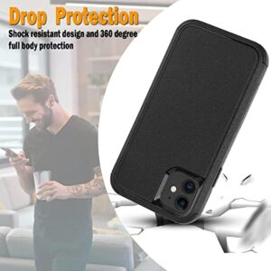 Co-Goldguard for iPhone 11 Case, [Shockproof] [Dropproof] Non-Slip Heavy Duty Phone Case Cover for Apple iPhone 11, 3 in 1 iPhone 11 Protective case, Black