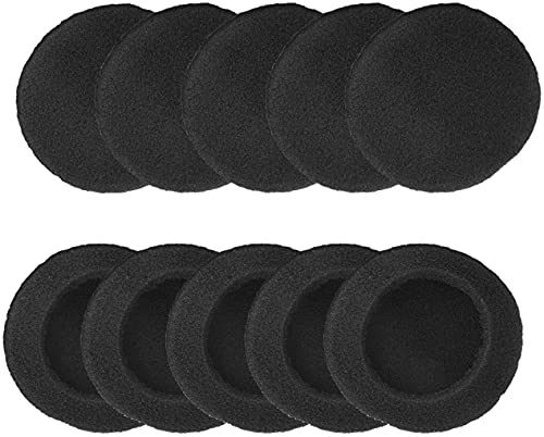 5 Pairs 40mm Earpads Ear Pad Foam Cushion Headset Cover Sponge for Motorola S305/ Sony Q21 Q23 Q23/ MDR-Q22LP/ MDR-Q33/ Panasonic RR930/ Logitech H555 Headphones