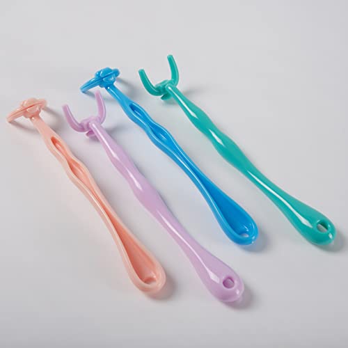 Reusable NO-Waste Dental Floss Handle 1 Counts for Adults and Kids Teeth Cleaning Interdental Brush Unflavored Floss Picks Colorful Design floas Holder Flosser