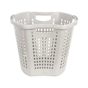 homeplace - heavy duty deluxe garden basket, laundry basket, 1 bushel basket, made in usa (tan)
