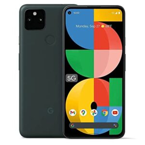 Google Pixel 5A 5G 6GB RAM/128GB ROM, 6-Inches Display SmartPhone - Black (Renewed)