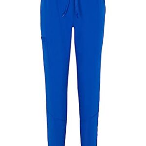 Natural Uniforms Womens Cool Stretch Jogger Scrub Set (True Royal Blue, Medium)