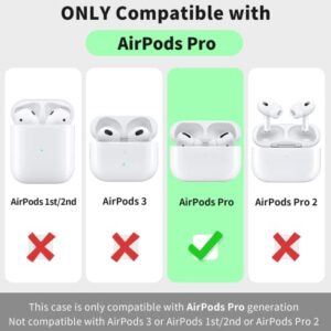 MOLOSLEEVE Airpods Pro Case Cover, Cute 3D Cartoon Camera Silicone Anti-Slip Scratch Resistant Drop Proof Full Cover Case with Keychain Girls Kids Women Teens for Airpods Pro Charging Case