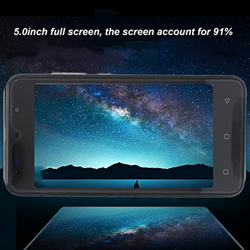 GOWENIC 8Pro Unlocked Android Smartphone, 5 inch Dual Card Dual Standby Cell Phone, RAM 512MB ROM 4GB, Ultra Thin Mobile Phone Supports Face Unlocking, for Android 4.2, 1500mAh Battery(Green)