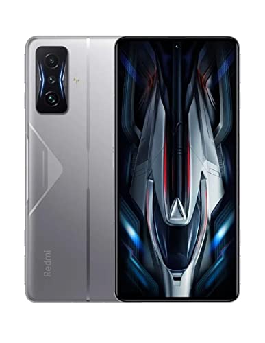 Xiaomi Redmi K50 Gaming 5G + 4G LTE (256GB + 12GB) (NOT Verizon AT&T Cricket Straight Talk) NFC Triple Camera 6.67" + (w/Fast Car Charger Bundle) (Electric Silver)