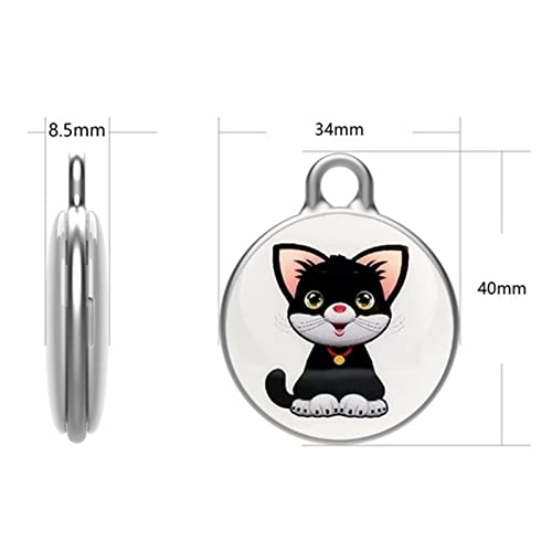 Waterproof GPS Pet Tracker, Item Locator, Buzzer with LED Light, Find Lost Pet Cats, Dogs or Items, Collars, Ropes and Keys Available, Pattern: Cat 1 Piece