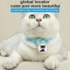 Waterproof GPS Pet Tracker, Item Locator, Buzzer with LED Light, Find Lost Pet Cats, Dogs or Items, Collars, Ropes and Keys Available, Pattern: Cat 1 Piece