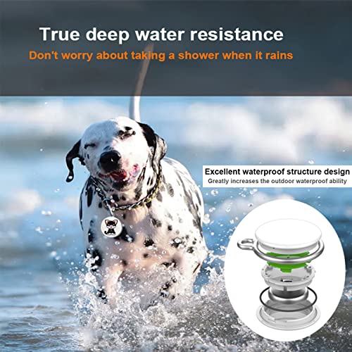 Waterproof GPS Pet Tracker, Item Locator, Buzzer with LED Light, Find Lost Pet Cats, Dogs or Items, Collars, Ropes and Keys Available, Pattern: Cat 1 Piece