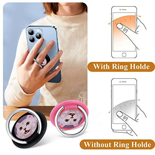Phone Ring Grip Personalized Picture Design Cartoon Butterfly Phone Finger Grip Stand for Any Mobile Phone Tablet