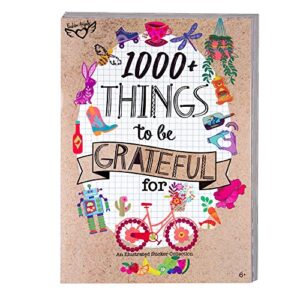 fashion angels gratefulness sticker book - 1000+ things to be grateful for stickerbook - 40-page sticker book, fun stickers for scrapbooks, planners, gift and more! - ages 6 and up