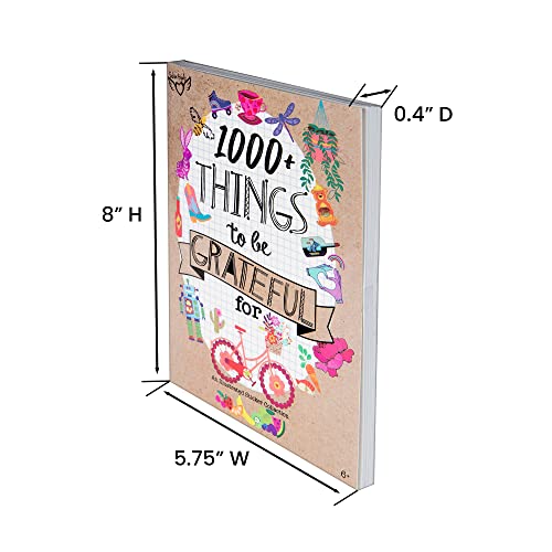 Fashion Angels Gratefulness Sticker Book - 1000+ Things to be Grateful for Stickerbook - 40-Page Sticker Book, Fun Stickers for Scrapbooks, Planners, Gift and More! - Ages 6 and Up