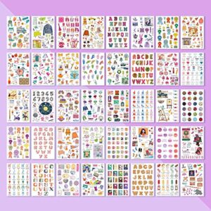 Fashion Angels Gratefulness Sticker Book - 1000+ Things to be Grateful for Stickerbook - 40-Page Sticker Book, Fun Stickers for Scrapbooks, Planners, Gift and More! - Ages 6 and Up