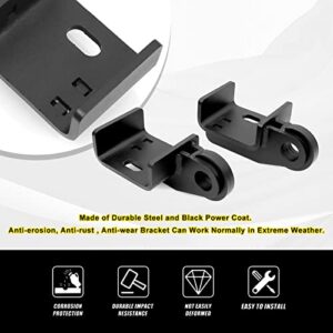 RULLINE 2Pcs Hook Bracket Front Tow Hook D Ring Mounting Bracket Compatible with Toyota Tacoma 2009-2021 Replace 88711