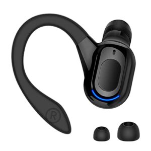 jakpak bluetooth earpiece for iphone 13 pro max wireless bluetooth headset v5.2, driving earpiece with mic for driving/business/office, hands-free earphones for galaxy s22 ultra (only for right ear)