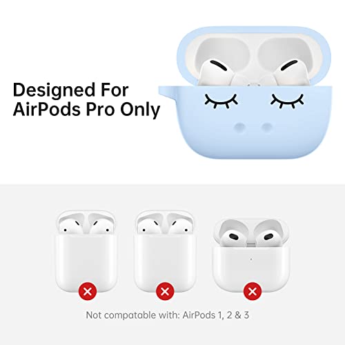 SODI AirPods Pro Case - Cute AirPods Pro Case Cover for Women, Cute Airpod Pro Case Cover, Funny Kawaii Airpod Pro Case Cute Accessories, Blue