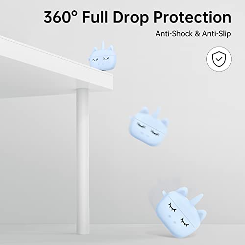 SODI AirPods Pro Case - Cute AirPods Pro Case Cover for Women, Cute Airpod Pro Case Cover, Funny Kawaii Airpod Pro Case Cute Accessories, Blue