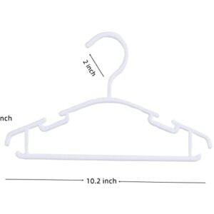 Baby Nursery Closet Hangers,Non-Slip Laundry Infant Pant Hanger for Newborn Clothes Gift,Ultra-Thin Child Coat Hanger for Girl Boy Toddler Kid,80pcs White (White, 40)