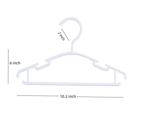 Baby Nursery Closet Hangers,Non-Slip Laundry Infant Pant Hanger for Newborn Clothes Gift,Ultra-Thin Child Coat Hanger for Girl Boy Toddler Kid,80pcs White (White, 40)