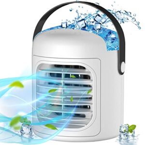 personal portable air conditioner,2000 mah rechargeable mini air cooler fan,desk portable ac with ice packs