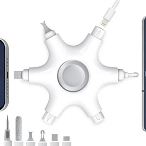 phone cleaning kit iphone cleaner earbuds cleaner kit- repair charging port, lightning cables(and type c), speaker, electonic cleaner tool for all devices cellphone airpods ipad