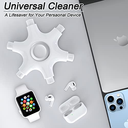 Phone Cleaning Kit iPhone Cleaner Earbuds Cleaner Kit- Repair Charging Port, Lightning Cables(and Type C), Speaker, Electonic Cleaner Tool for All Devices Cellphone Airpods iPad