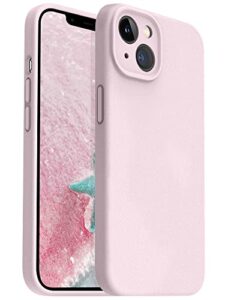otofly designed for iphone 13 case, silicone shockproof [full covered camera] phone case for iphone 13 6.1 inch (ice pink)