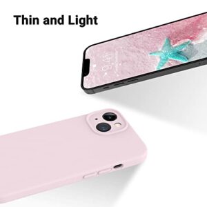 OTOFLY Designed for iPhone 13 Case, Silicone Shockproof [Full Covered Camera] Phone Case for iPhone 13 6.1 inch (Ice Pink)