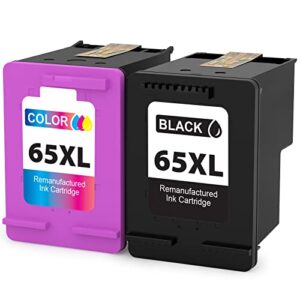 65xl ink high yield 65 ink cartridges compatible with hp envy 5055 5052 5058 deskjet 2655 3720 3722 3723 3752 3758 2652 2624 hp deskjet 3755 ink cartridges black and color
