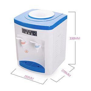 Countertop Water Dispenser Drinking Machine Hot and Cold Water Dispenser Compact Mini Desktop Water Cooler Dispenser for Office Home Use