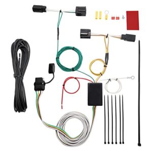 mecmo 4-way flat trailer wiring harness 56331 for 2011-2020 dodge grand caravan, 2011-2016 chrysler town and country, 2021-2022 chrysler grand caravan, tow hitch wiring for trailer light connect