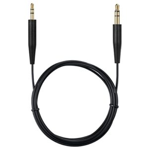 earla tec replacement audio cable cord, extension wire 3.5mm to 2.5mm for bose quietcomfort qc45 qc35ii qc35 qc25 nc 700 soundlink soundtrue headphones black
