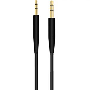 EARLA TEC Replacement Audio Cable Cord, Extension Wire 3.5mm to 2.5mm for Bose QuietComfort QC45 QC35II QC35 QC25 NC 700 Soundlink Soundtrue Headphones Black
