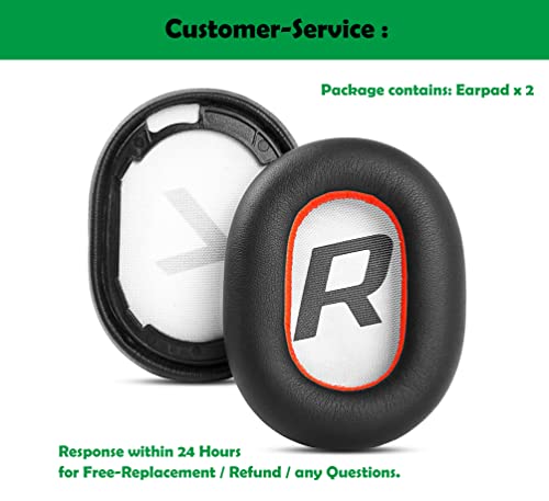 DowiTech Supreme Comfort Headset Ear Cushions Replacement Ear Pads Headphone Earpads Compatible with Plantronics Voyager 8200 UC/Backbeat Pro2 Stereo Bluetooth Headphones