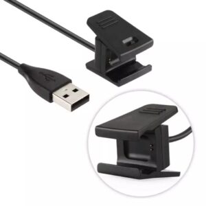 [2-Pack] Charger Cable Compatible with Fitbit Charge 2, Replacement USB Charging Cradle Dock Stand Cable for Smart Watch Fitbit Charge 2(3.3 ft/1.6ft)