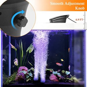 PYPABL 400GPH Aquarium Air Pump, Large Air Volume Aquarium Air Compressor, Silent Fish Tank Oxygen Pump for Hydroponic Systems, Ponds, Aquaculture