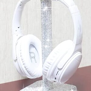 CARCHILE SH Luxury Rhinestones Headphone Stand Headset Holder Crystal (Silver)