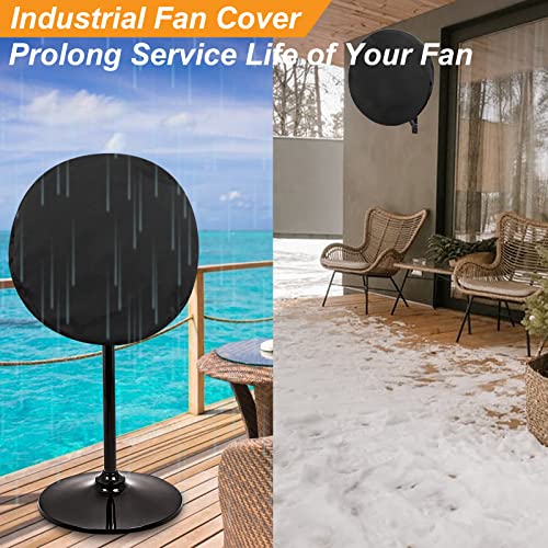 Industrial Fan Cover, Heavy Duty Waterproof Fan Covers for 24" Stand