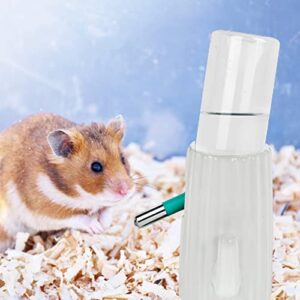 VILLCASE Pet Water Bottle Holder Adorable Cacti- Shape Hamster Waterer Holder Pet Bottle Bracket for Hamster Chinchilla Gerbil Bunny (White) Hamster Water Bottle