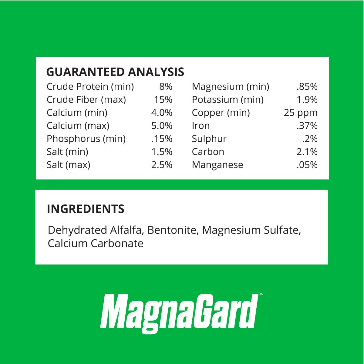 MagnaGard Pellet, Gastric Support Supplement for Horses | Palatable Alfalfa Pellet with Calcium, Magnesium, and 50+ Trace Minerals | 30 Day Supply