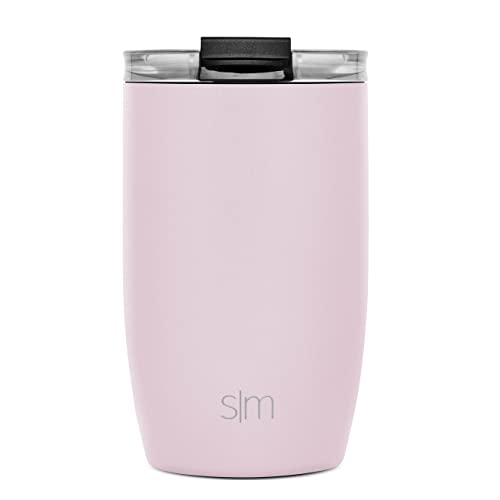 Simple Modern Travel Coffee Mug Tumbler with Flip Lid | Reusable Insulated Stainless Steel Thermos Cold Brew Iced Coffee Cup | Gifts for Women Men Him and Her | Voyager Collection | 12oz | Pale Orchid