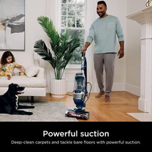 Shark AZ3002 Stratos Upright Vacuum with DuoClean PowerFins, HairPro, Powered Lift-Away, Self-Cleaning Brushroll, & Odor Neutralizer Technology, Navy