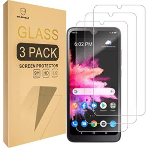 mr.shield [3-pack] designed for alcatel tcl 30 z/tcl 30z / tcl 30 le [tempered glass] [japan glass with 9h hardness] screen protector with lifetime replacement
