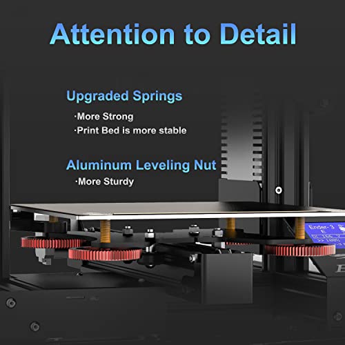 Creality Ender 3 E 3D Printers, Ender 3 Pro Upgrade FDM 3D Printer with CR Touch Auto Aux Leveling Bed, PEI Spring Steel Sheet Build Platform, Metal Extruder, Printing Size 220x220x250mm