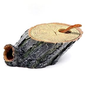 snake hide and basking tree roots cave for terrariums, available for climbing and hiding spots for reptiles, amphibians, and small animals, corn snake, green snake and small gecko