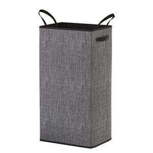 wisdom star laundry hamper,75l collapsible waterproof large laundry basket,laundry sorter for clothes toys in the dorm and family,grey